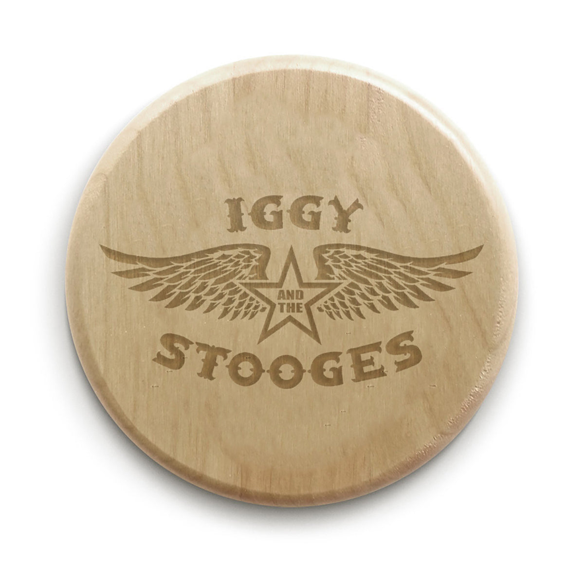 Iggy and the Stooges ® 4" Circle Wood Coaster