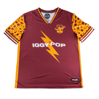 [ Iggy Pop x Detroit City FC ] Street Walking Cheetah Jersey