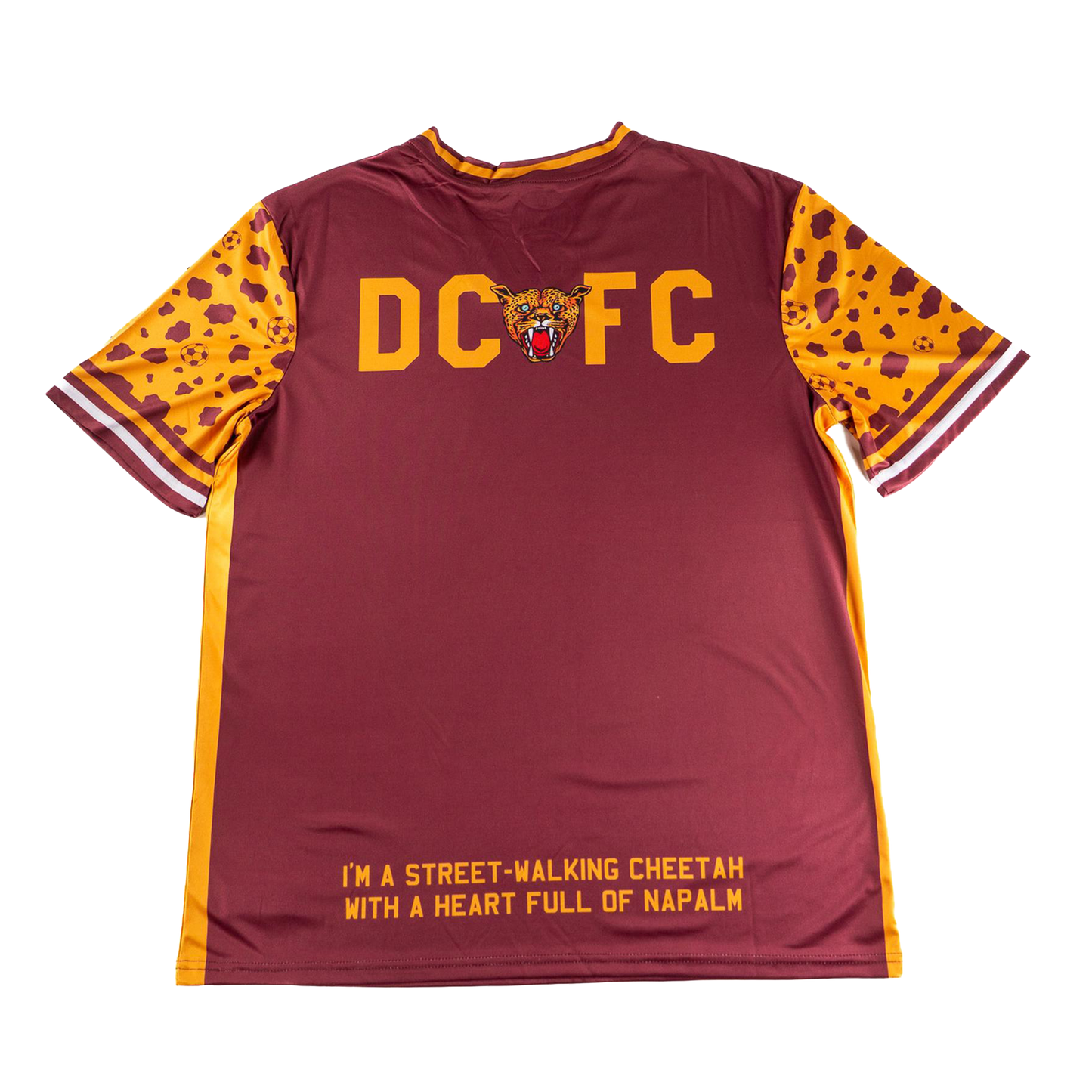 [ Iggy Pop x Detroit City FC ] Street Walking Cheetah Jersey