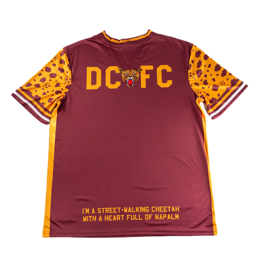 [ Iggy Pop x Detroit City FC ] Street Walking Cheetah Jersey