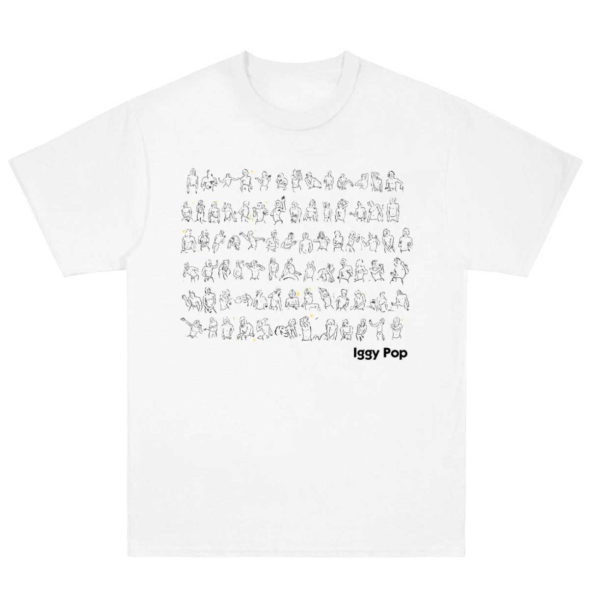 IGGY POP Iconic Moves White T-Shirt
