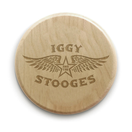 Iggy and the Stooges ® 4" Circle Wood Coaster